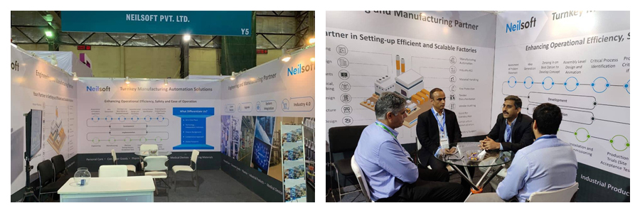 Neilsoft booth at Automation Expo