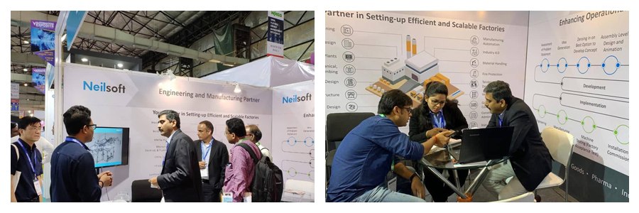 Neilsoft team interaction at Automation Expo