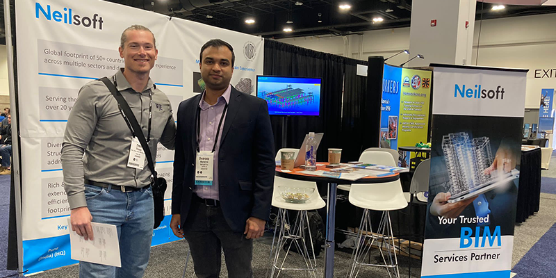 Neilsoft booth at The Steel Conference