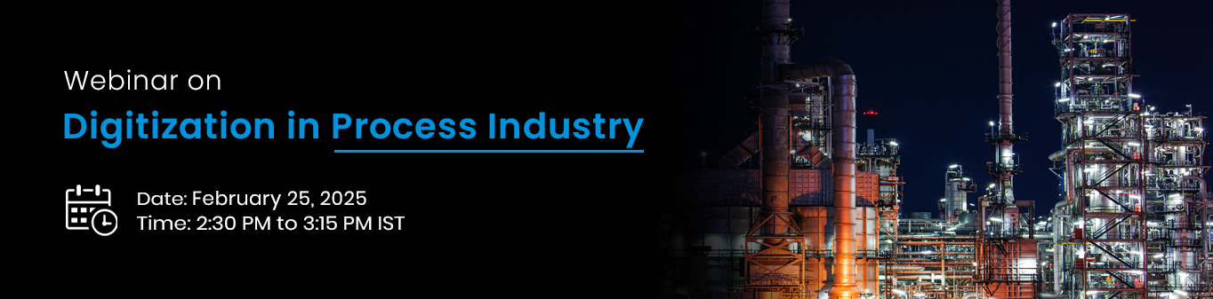 Webinar on Digitization in Process Industry