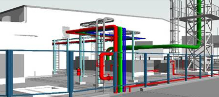 BIM consulting and detailed design for brownfield facility