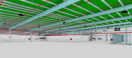 BIM and detailed engineering for greenfield electrical unit